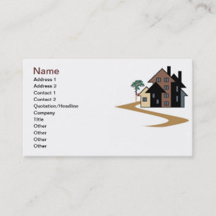 Carte de visite immobilier