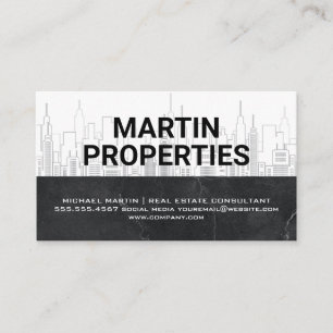 Carte De Visite Immobilier Centre-ville