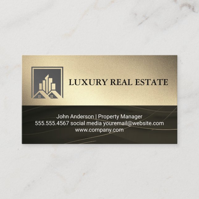 Carte De Visite Immobilier commercial | Maison Résidentielle (Devant)