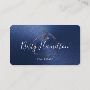 Carte De Visite immobilier marine professionnel maison immobilier
