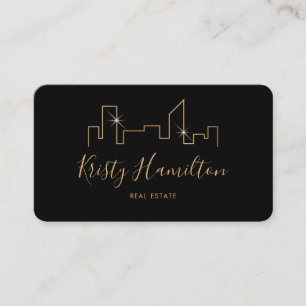 Carte De Visite immobilier professionnel ajouter photo code QR