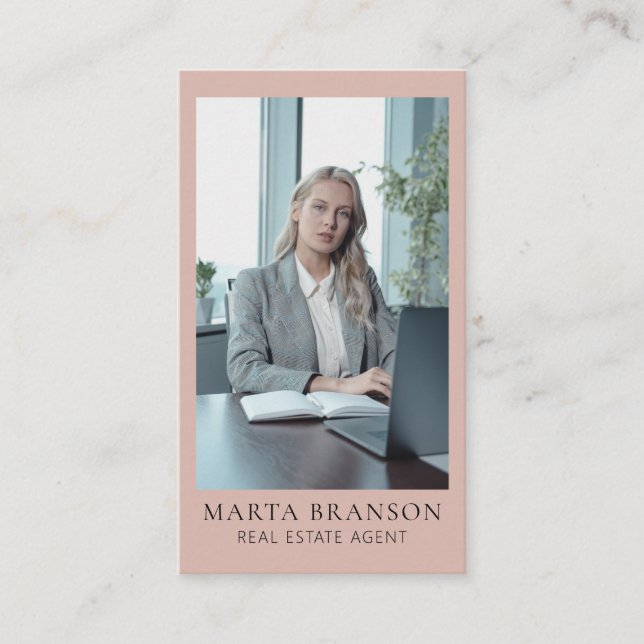 Carte De Visite Immobilier professionnel élégant (Devant)
