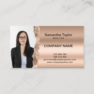 Carte De Visite Immobilier professionnel Insérer ou Ajouter une ph