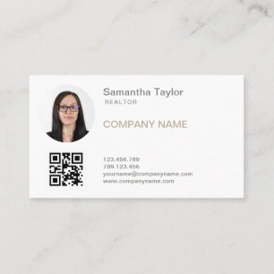 Carte De Visite Immobilier professionnel Insérer ou ajouter une ph