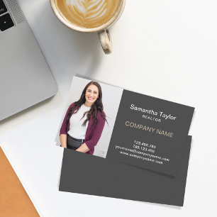 Carte De Visite Immobilier professionnel Insérer ou Ajouter une ph