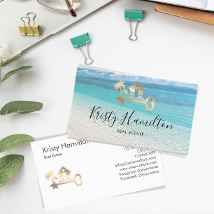 Carte De Visite immobilier professionnel maison agent immobilier p