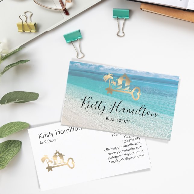 Carte De Visite immobilier professionnel maison agent immobilier p (Créateur téléchargé)