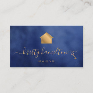Carte De Visite immobilier professionnel maison courtier clé
