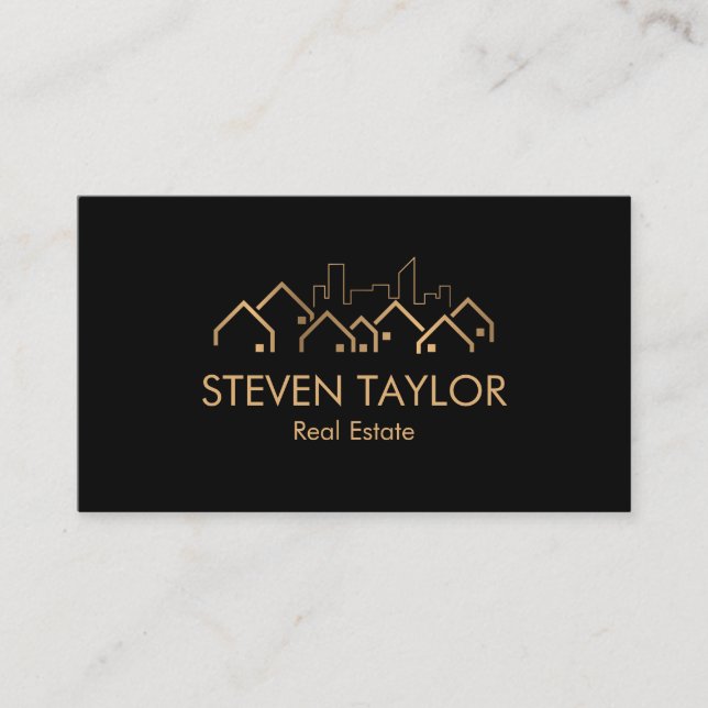 Carte De Visite immobilier professionnel maison immobilier immobil (Devant)