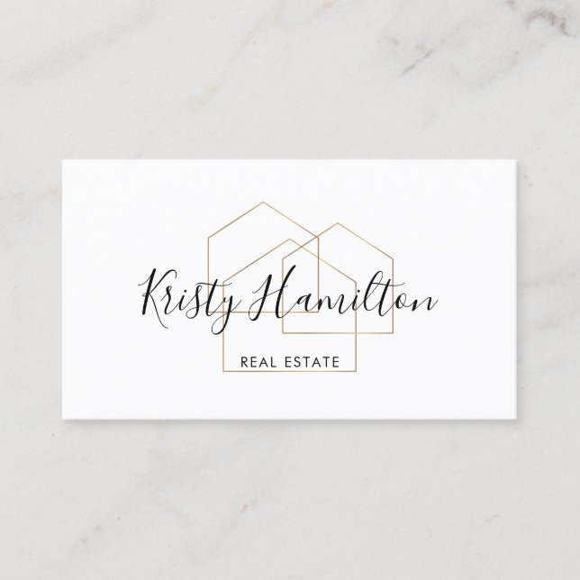 Carte De Visite immobilier professionnel maison immobilier immobil (Devant)