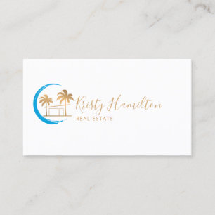 Carte De Visite immobilier professionnel palm beach maison photo b