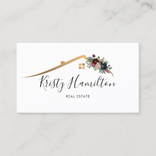 Carte De Visite immobilier professionnel realtor ajouter photo cod