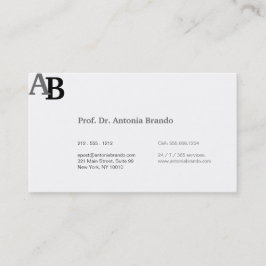 Carte De Visite Immobilier pur