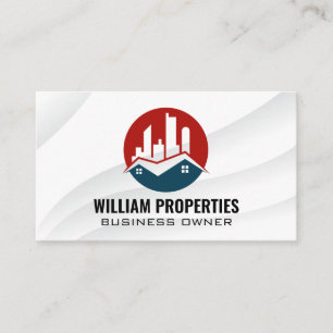 Carte De Visite Immobilier résidentiel commercial Propriété