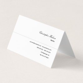 Carte De Visite Immobilier simple professionnel