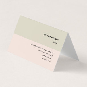 Carte De Visite Immobilier simple professionnel