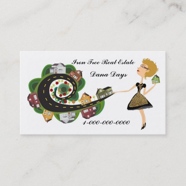 Carte De Visite Immobiliers faits sur commande (Devant)