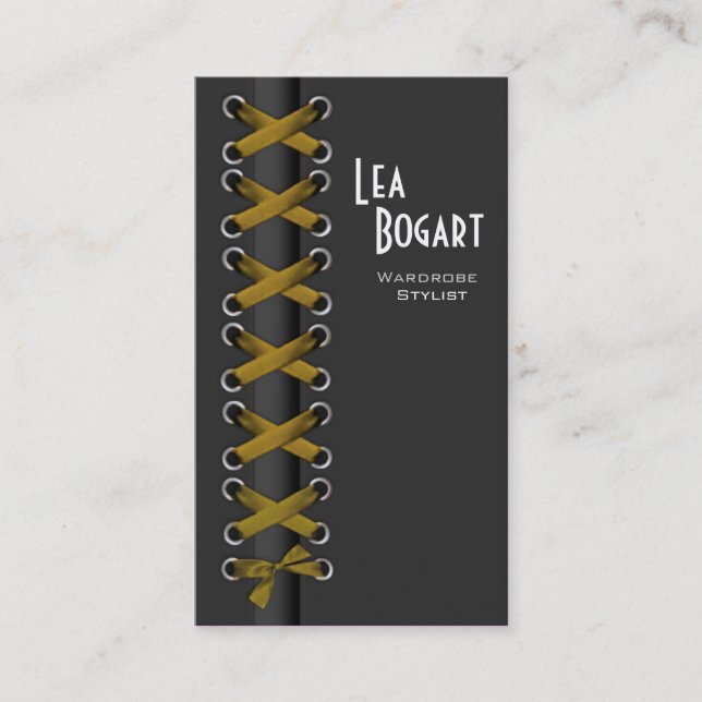 Carte De Visite Impertinent lacez le costumier (Devant)