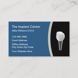 Carte De Visite Implants dentaires Centre dentaire