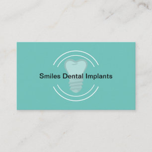 Carte De Visite Implants dentaires Dentistère simple
