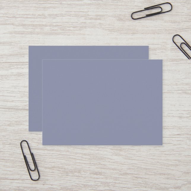 Carte de visite imposante gris frais (Devant/Arrière en situation)