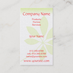 Carte De Visite Impression naturelle