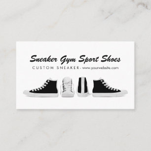 Carte De Visite Imprimer Demande White Sport Chaussures de gym