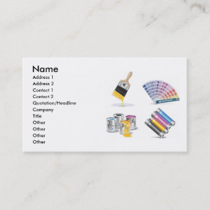 Carte De Visite Imprimer Icônes1, Nom, Adresse 1, Adresse 2, Cont