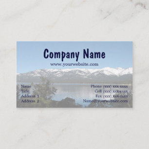 Carte De Visite Incline Village, North Shore Lake Tahoe