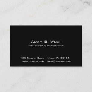 Carte De Visite Individualité