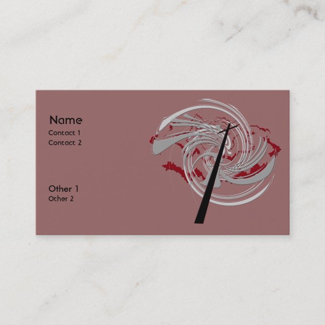 Carte De Visite Indulgent (Devant)