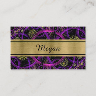 Carte de visite industriel coloré moderne