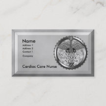 Infirmière en soins cardiaques gris