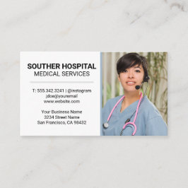 Carte De Visite Infirmière Médicale | Service client