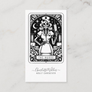 Carte De Visite Infirmière Tarot Humoristique