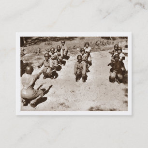 Carte De Visite Infirmières de noir avec l'instructeur de foret