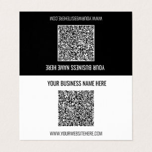 Carte De Visite Informations sur le nom du code QR Couleurs person
