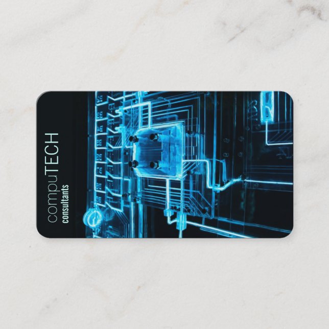 carte de visite informatique (Devant)
