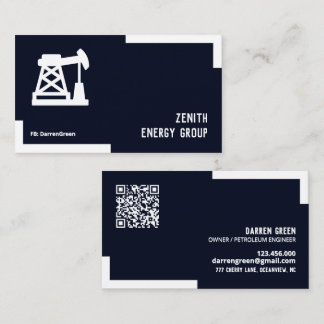 Carte De Visite Ingénieur du pétrole et du gaz QR