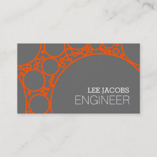 Carte De Visite Ingénieur, Ingénierie, Architecte, Entrepreneur Co