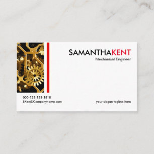 Carte De Visite Ingénieur mécanicien de cadrans mécaniques