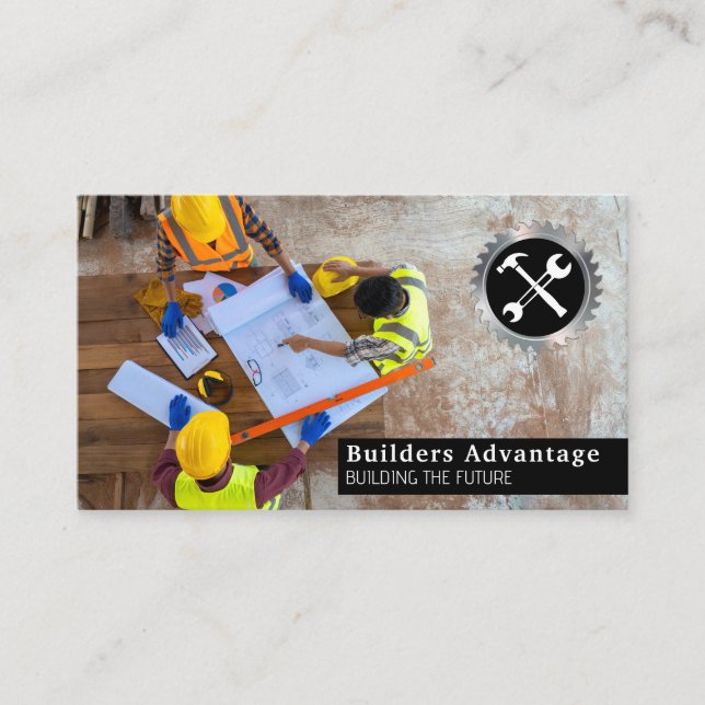 Carte De Visite Ingénieurs et architectes à la recherche de plans (Devant)