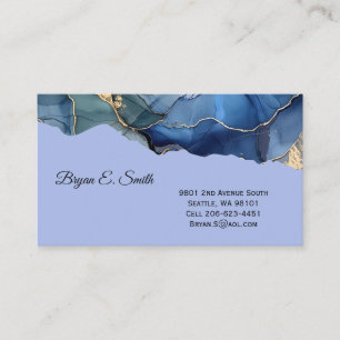 Carte de visite Ink Swirl
