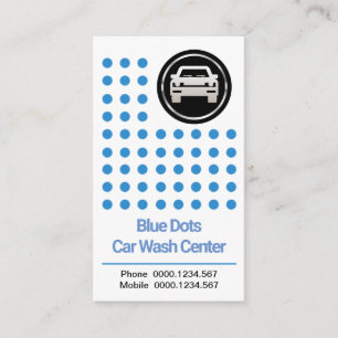Carte De Visite Innovative Creative Blue Water Drops Lavage De Voi