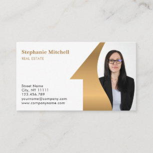 Carte De Visite Insérer une photo Ajouter un agent immobilier modè