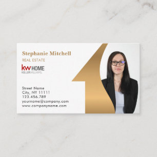 Carte De Visite Insérer une photo Ajouter un agent immobilier modè