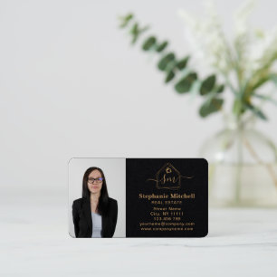 Carte De Visite Insérer une photo Réaliseur immobilier Clé Maison