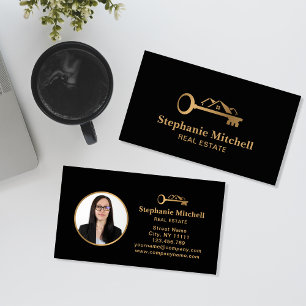 Carte De Visite Insertion Photo Immobilier Ajouter Realtor Photo