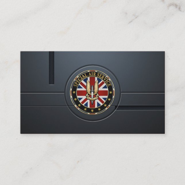 Carte De Visite Insigne du Special Air Service (SAS) [3D] (Devant)
