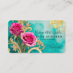Carte de visite inspiré Art vintage & Jardin